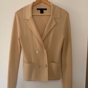 Marc By Marc Jacobs Beige Wool Sweater Blazer